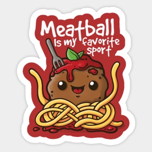 meatball best sport Sticker